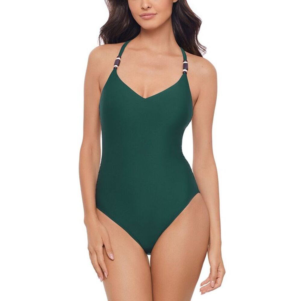 Magicsuit Womens Solids Milli One Piece, Green